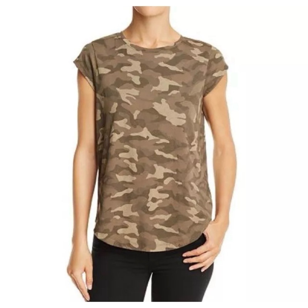 NWT JOIE Camo Print Short-Sleeve T-Shirt